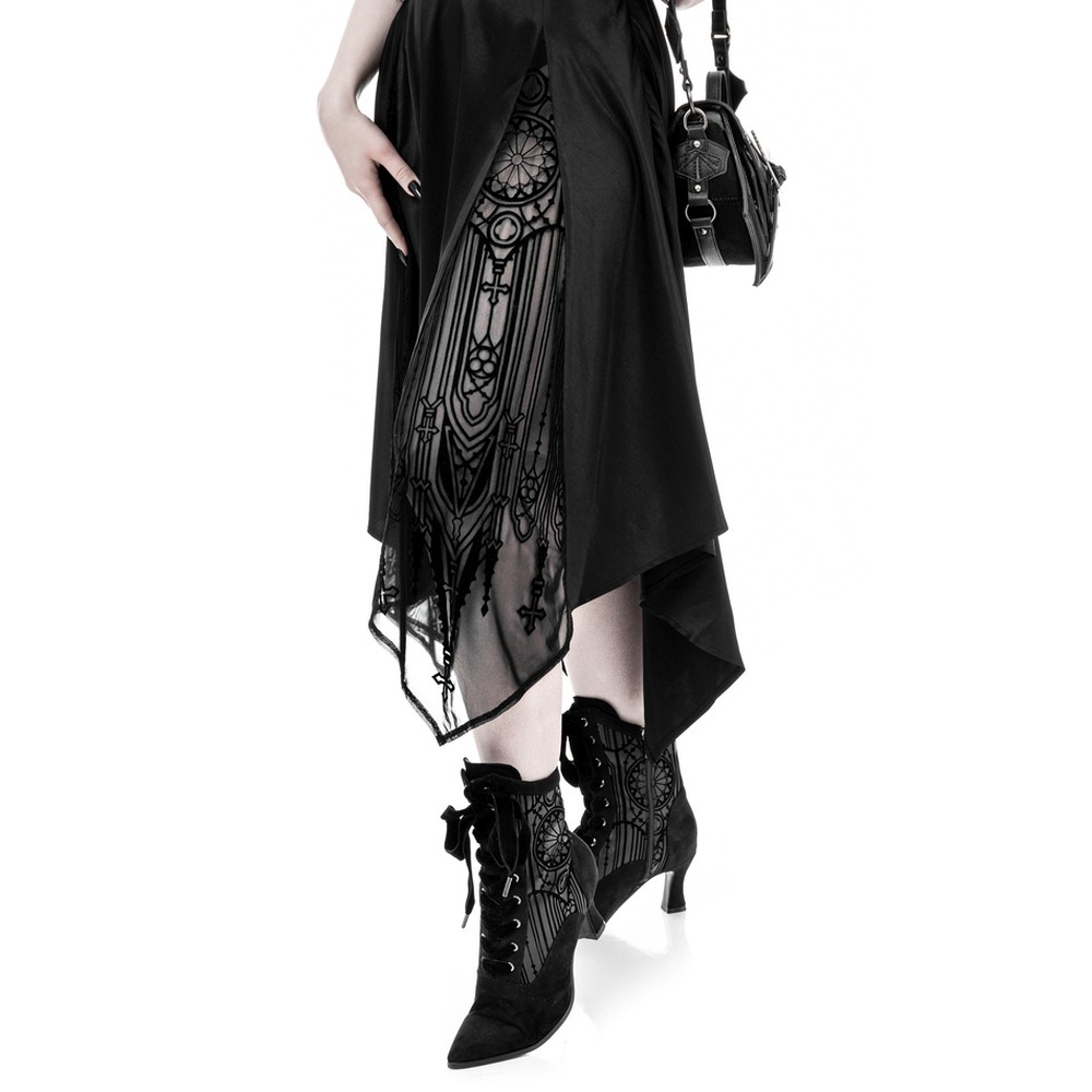 Restyle - Leviathan Lange rok - Zwart